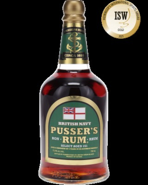 Pusser's Rum Overproof Selected Aged 151